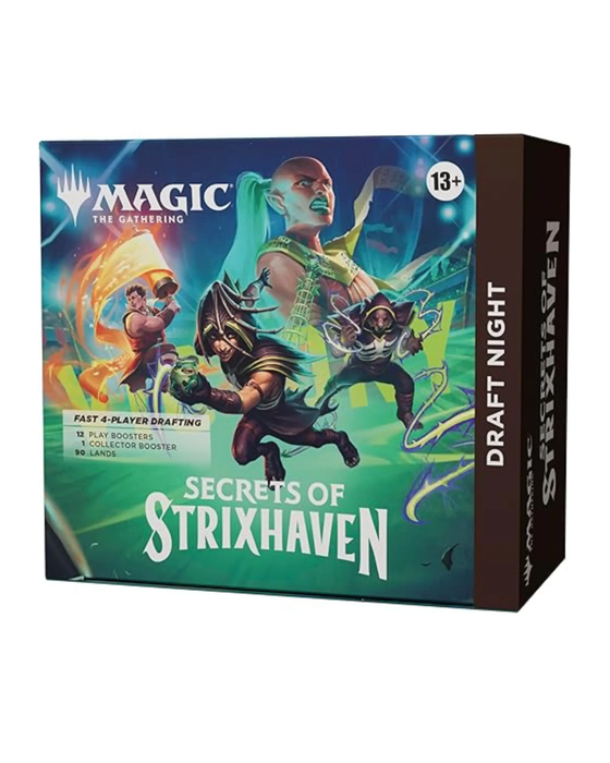 Magic: The Gathering Secrets of Strixhaven Draft Night (ENG) – Sleeved Draft Box