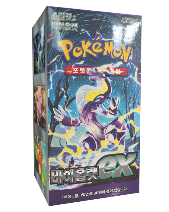 Pokémon Violet ex SV1V Booster Box Display Koreanisch – 30 Booster Packs