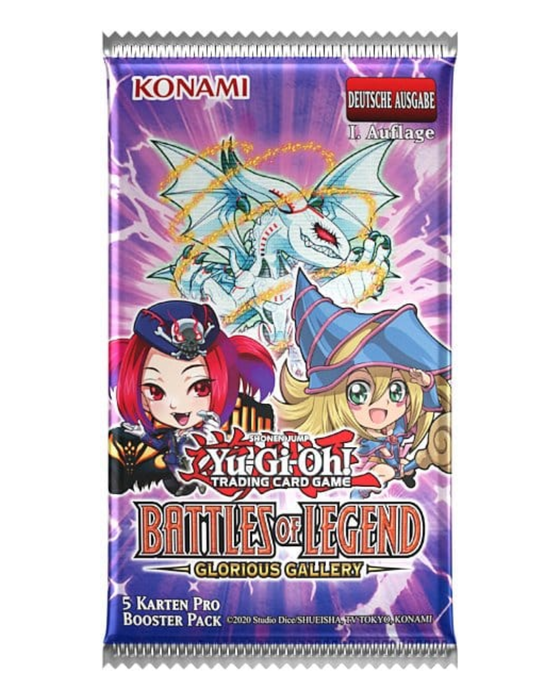 Yu-Gi-Oh! Battles of Legend: Glorious Gallery Display Deutsch – 24 Booster Packs