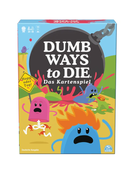 Dumb Ways to Die Kartenspiel – Lustiges Partyspiel für Familie & Freunde