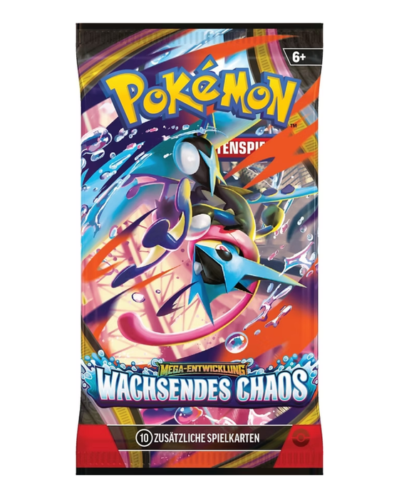 Pokémon Mega-Entwicklung – Wachsendes Chaos Booster Deutsch | 1 Boosterpack