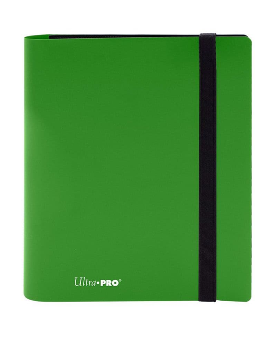Ultra Pro Eclipse 4-Pocket Ordner Lime Green – PRO-Binder für Sammelkarten