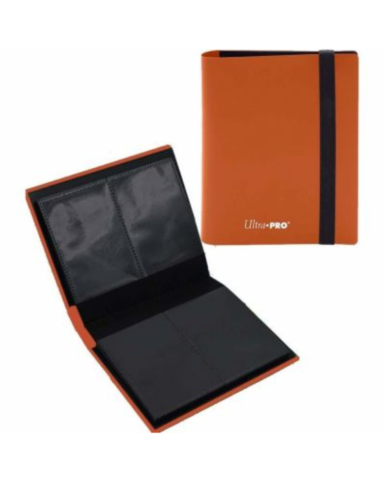 Ultra Pro Eclipse 4-Pocket Ordner Pumpkin Orange – PRO-Binder für Sammelkarten