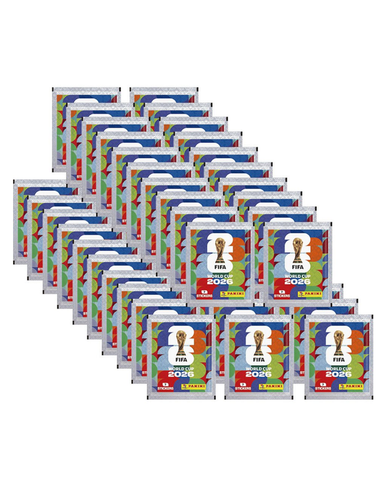 Panini FIFA World Cup 2026 Sticker Display – 50 Tüten mit insgesamt 350 Stickern