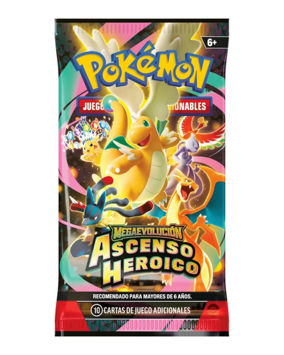 Pokémon Ascenso Heroico ES-LA Booster Bundle Spanisch – 6 Boosterpacks Ascended Heroes