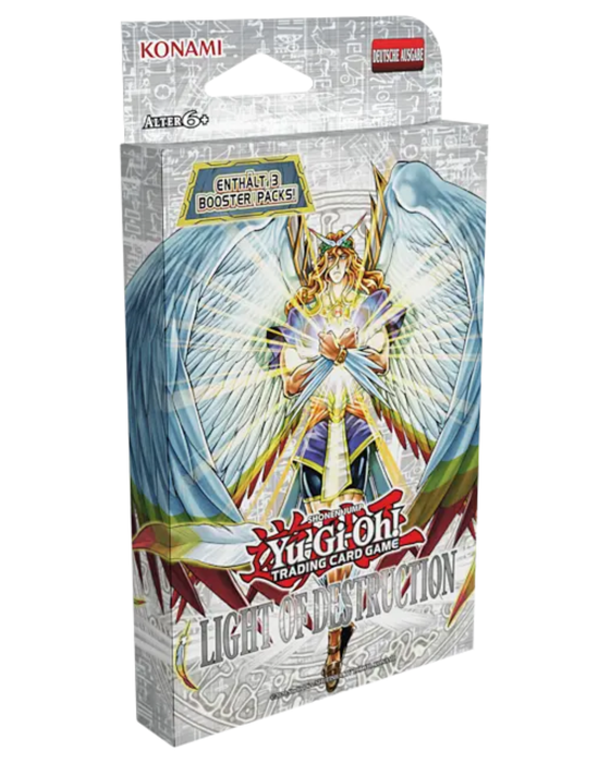 Yu-Gi-Oh! Light of Destruction 2024 Reprint Special 3-Pack Tuckbox Deutsch – Booster Set