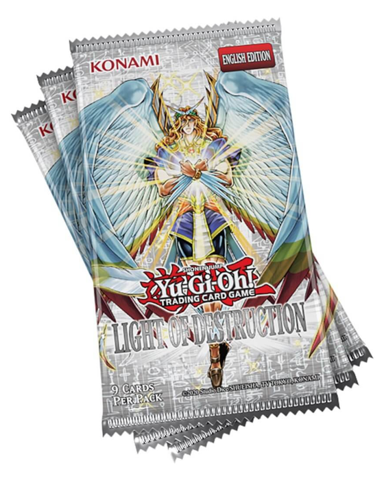 Yu-Gi-Oh! Light of Destruction 2024 Reprint Special 3-Pack Tuckbox Englisch – Booster Set