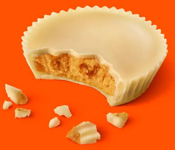 1x Reese’s Peanut Butter Cup White – Erdnussbutter-Cups mit weißer Schokolade (1 × 39,5 g) – Original US-Snack