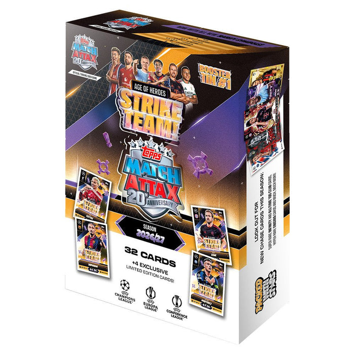 Topps Match Attax UEFA Club Competitions Champions League 2026/2027 – Zufällige Mini Tin – 36 Trading Cards – Deutsch