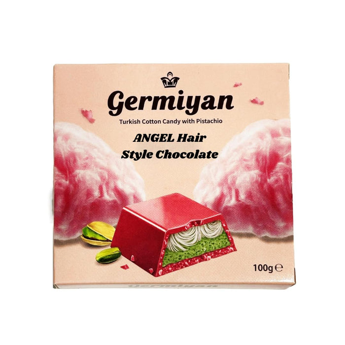 Angel Hair Style Schokolade Pink 100g | Gefüllt mit Pismaniye & Pistaziencreme | Der süße TikTok-Trend 2025 | Türkische Zuckerwatte & Halva