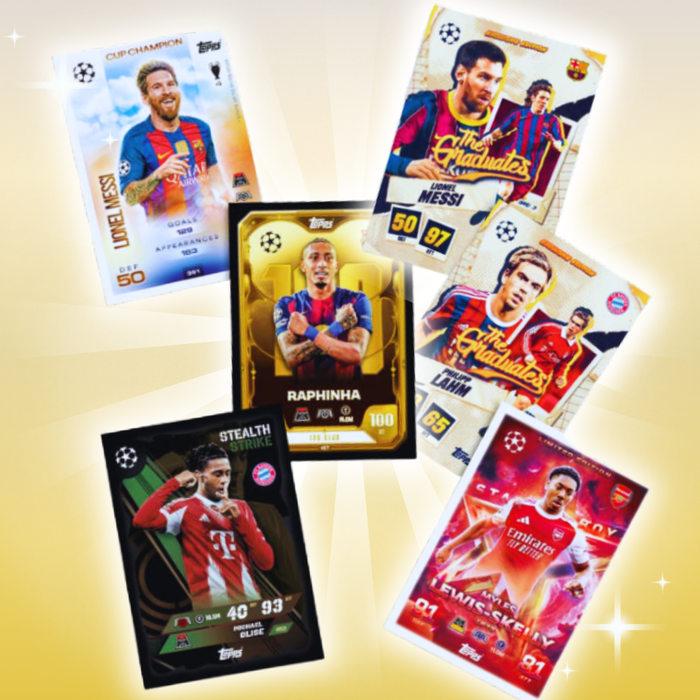 5x UEFA Champions League "MA" Extra Booster 2025/2026 | Topps Sammelkarten