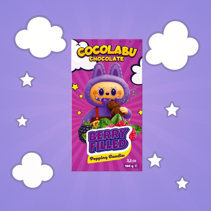Cocolabu mit Fruchtfüllungen: Zitrone, Erdbeere, Apfel, Orange, Beere & Mystery Flavor – 1x100g – Cremig & Fruchtig