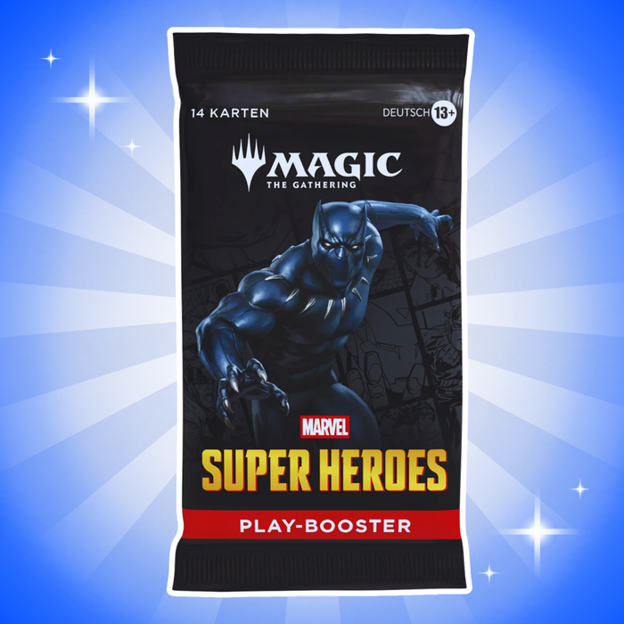 Magic: The Gathering Marvel Super Heroes Bundle Deutsch – Fat Pack mit 9 Play-Boostern