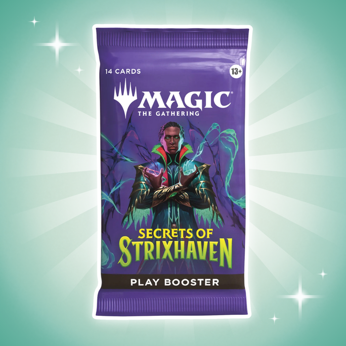 Magic: The Gathering Secrets of Strixhaven Play Booster Display Englisch – 30 Boosterpacks, je 14 Karten, MTG Sammelkartenspiel Box