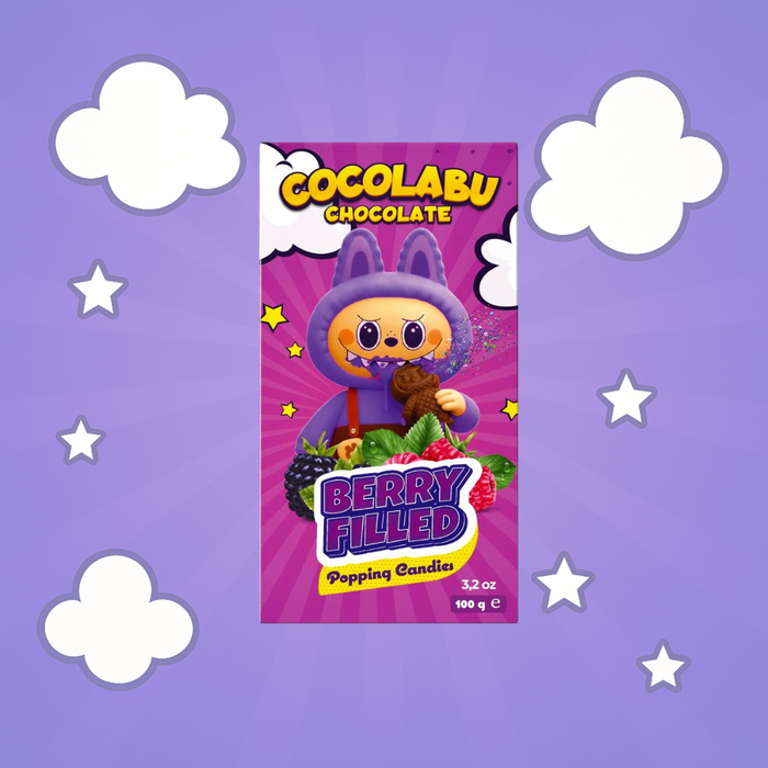 6x Cocolabu mit Fruchtfüllungen: Zitrone, Erdbeere, Apfel, Orange, Beere & Mystery Flavor – 6x100g – Cremig & Fruchtig