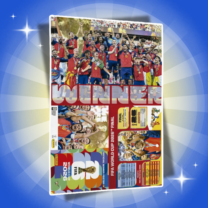 FIFA World Cup 2026 Winner Set Sticker Poster – 30 Sticker + Winner Poster