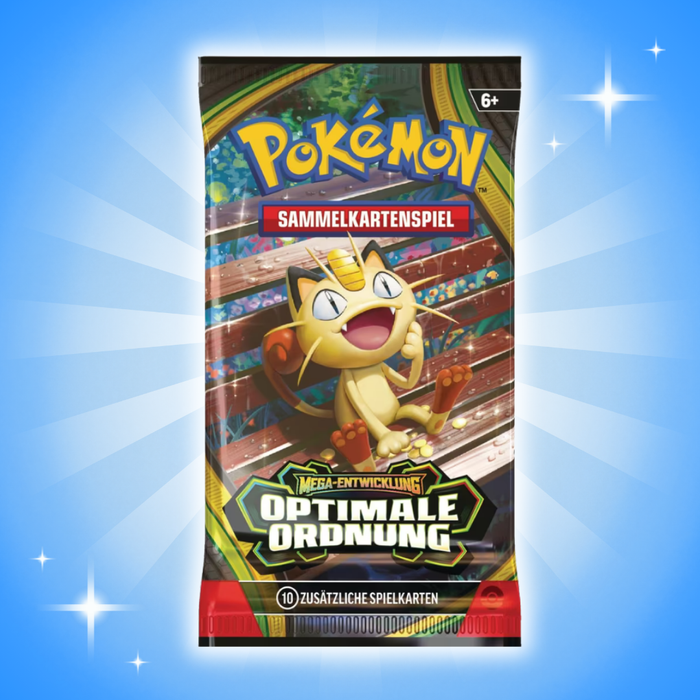 1x Pokémon Optimale Ordnung Booster | Deutsch | 10 Karten