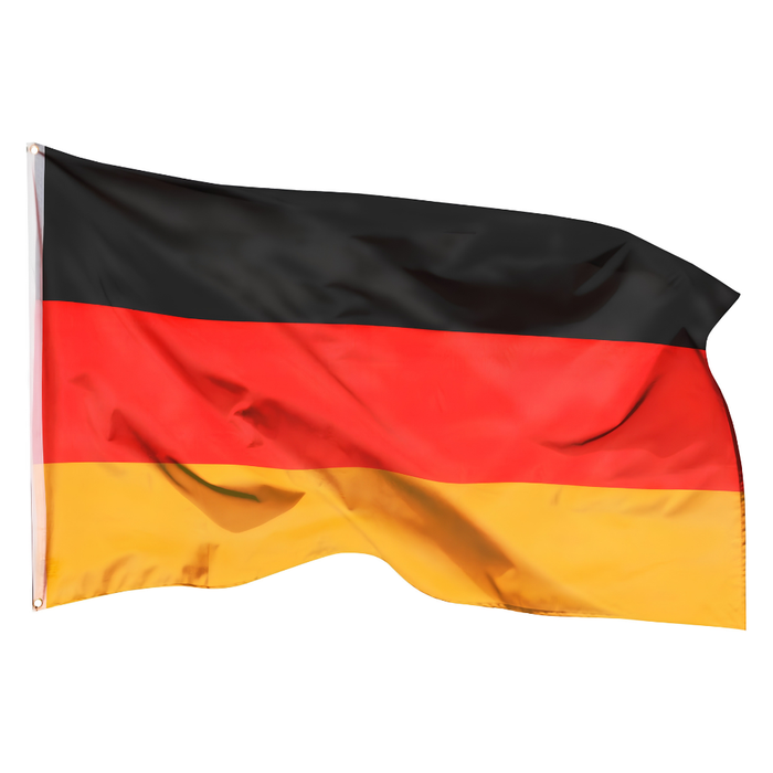 Deutschland Flagge 90x150 cm – WM 2026 Fan Fahne – Polyester, wetterfest & reißfest – mit Metallösen