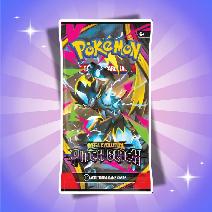 1x Pokémon Pitch Black Booster Englisch – 1 Booster Pack mit 10 Karten