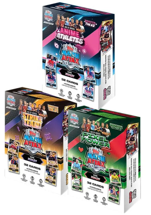 Topps Match Attax UEFA Club Competitions Champions League 2026/2027 – Zufällige Mini Tin – 36 Trading Cards – Deutsch
