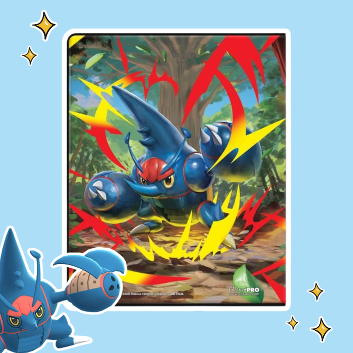 Pokémon ME02 – 4 Pocket Portfolio – Offizielle Sammelmappe zur sicheren Aufbewahrung von Pokémon-Karten, Ideal für Sammler und Spieler