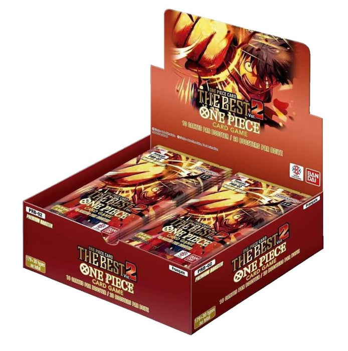 One Piece Card Game – PRB-02 The Best 2 (Englisch) Display + Heartforcards® Versand­schutz