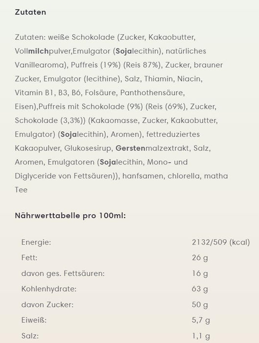 7 x Ogeez Krunch Knusper-Schokoladenstücke in Weed-Optik  Relax it´s just chocolate
