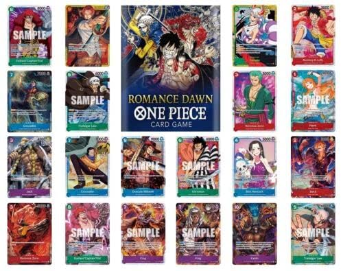 50 original One-Piece-Karten - Englisch - Plus 3 Seltene (Holo) garantiert + Heartforcards® Versandschutz
