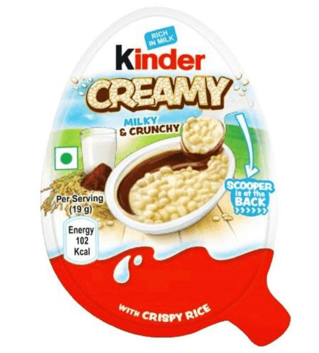 Kinder Creamy + Kinder Crispy Schoko Bons Groß 67g & Kinder Tronky