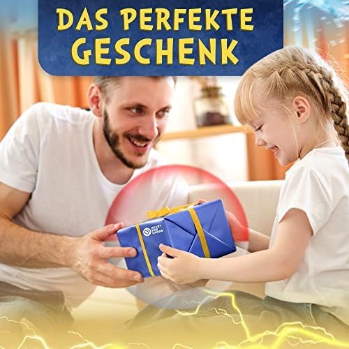 Pokémon MEGA Geschenk Paket | 1 große zufällige Tin Box mit 100 zufälligen Karten | 1 V Karte | 65 Hüllen | 10 Codes | 20 Holo Karten & Zubehör
