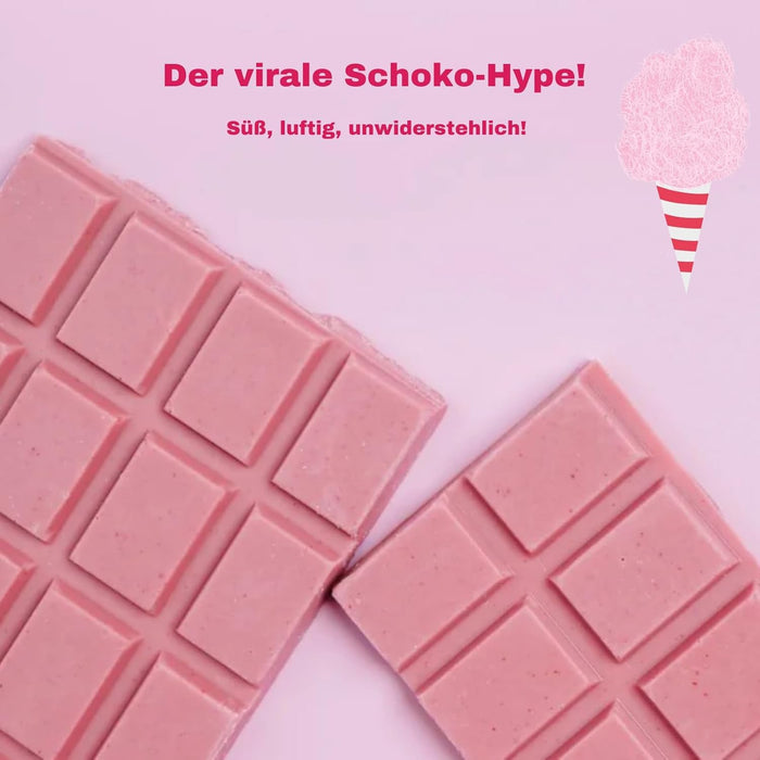 Angel Hair Style Schokolade Pink 75g | Gefüllt mit Pismaniye & Pistaziencreme | Türkische Zuckerwatte Kadayif Halva