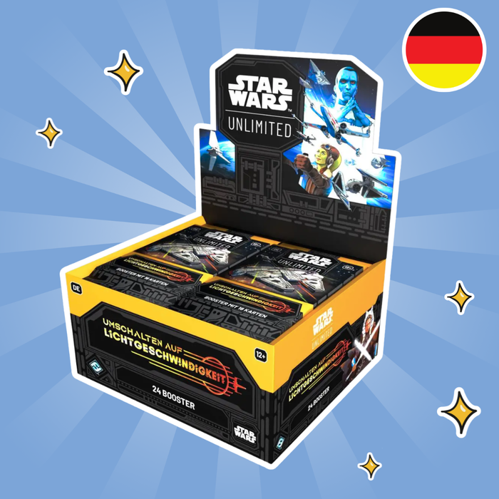 Star Wars: Unlimited – Umschalten auf Lichtgeschwindigkeit – Display (Deutsch) – Booster-Display für Sammelkartenspiel