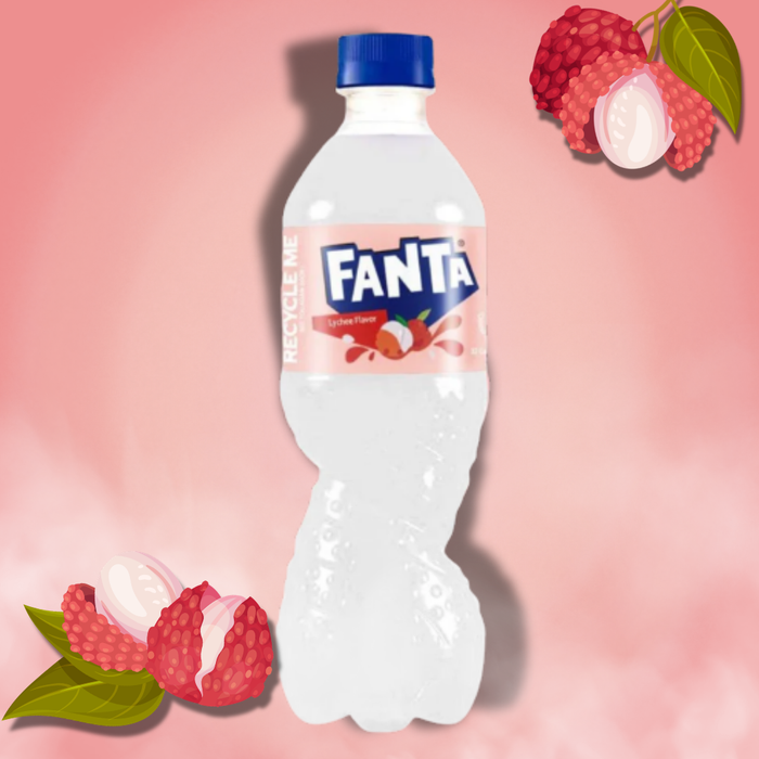 1x Fanta Lychee – Erfrischungsgetränk mit Litschi-Geschmack – 1x500 ml
