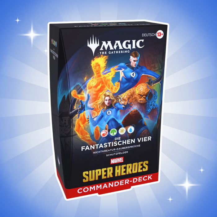 Magic: The Gathering Marvel Super Heroes Commander Deck Set Deutsch – Alle 4 Commander-Decks