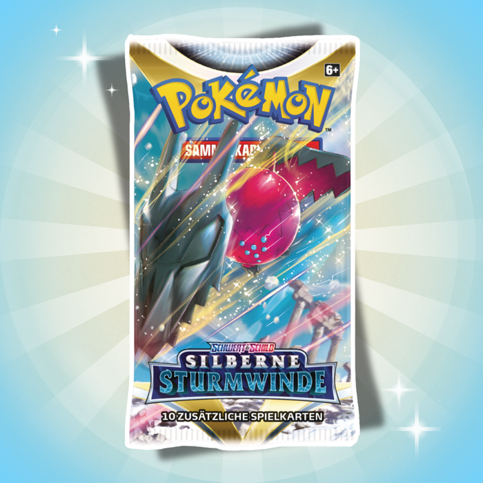 Pokémon Silberne Sturmwinde Build & Battle Stadium Box Deutsch – 12 Booster + 2 Decks