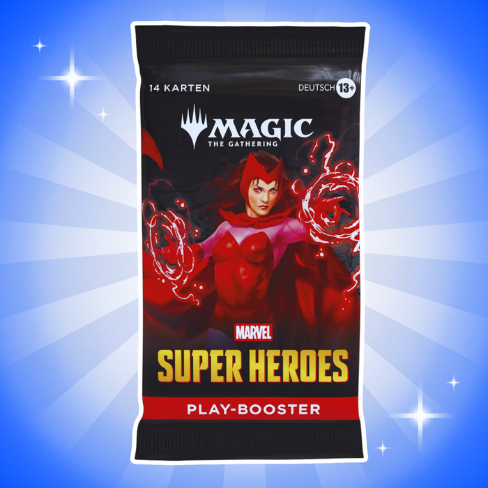 Magic: The Gathering Marvel Super Heroes Bundle Deutsch – Fat Pack mit 9 Play-Boostern