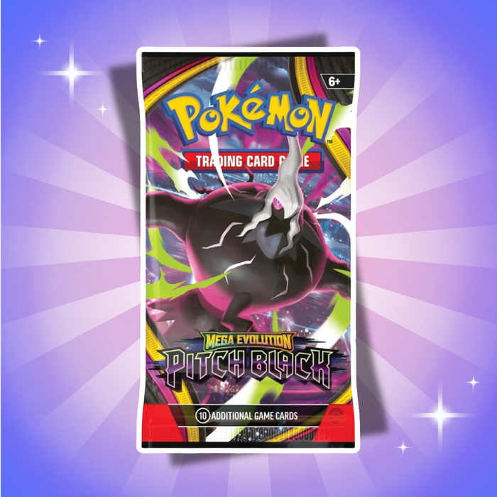 1x Pokémon Pitch Black Booster Englisch – 1 Booster Pack mit 10 Karten