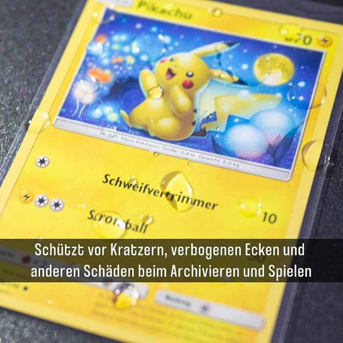 4x100 TCG Guru Perfect Size Fit Inner Sleeves 4x100 Soft Sleeves Größe: 64x89mm + Heartforcards® Versandschutz