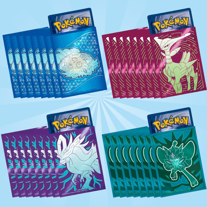 Elite-Trainer-Box Hüllen für Pokémon – 65 Stück | Zufällige Auswahl, Schutz für Sammelkarten