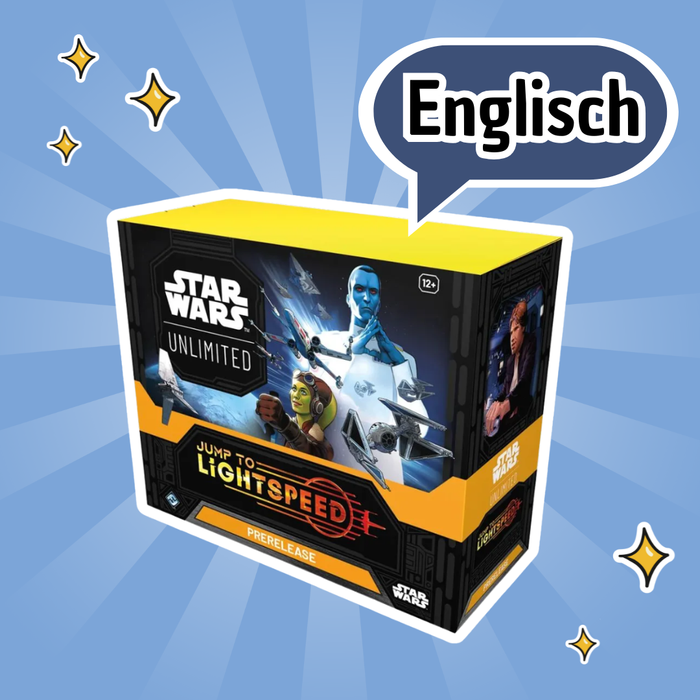 Star Wars: Unlimited – Prerelease Display „Jump to Lightspeed“ (EN) | 6 Booster Packs