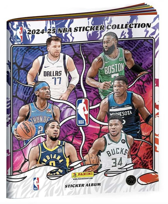Panini NBA 2024-25 Sticker & Cards Sammelalbum | Offizielles Panini Album zur Kollektion | Platz für 514 Sticker & 100 Trading Cards