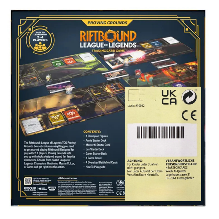 Riftbound: League of Legends TCG – Origins Proving Grounds Box Set Englisch