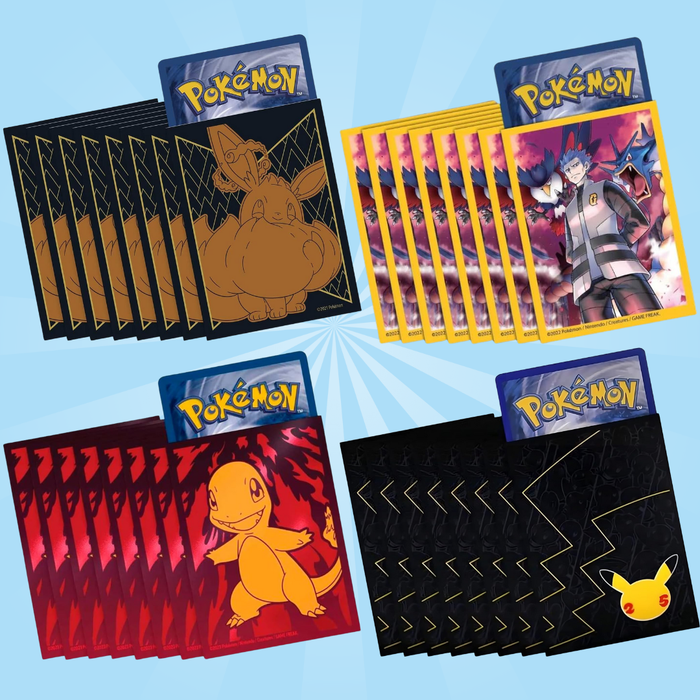 Elite-Trainer-Box Hüllen für Pokémon – 65 Stück | Zufällige Auswahl, Schutz für Sammelkarten