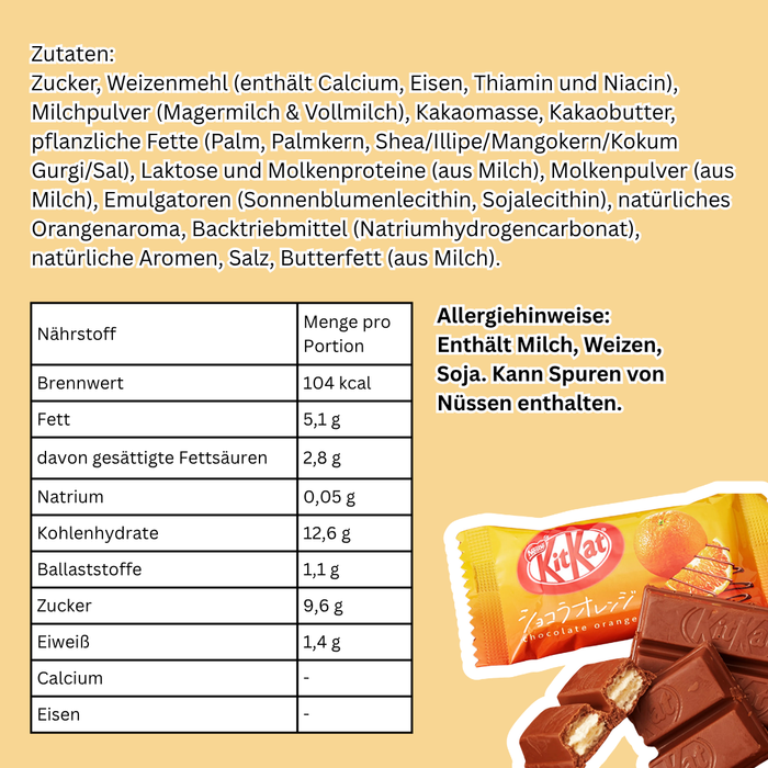 2x Kit Kat Mini Orange – Knusprige Schokoladen-Waffeln mit erfrischendem Orangenaroma (2x81.2g)
