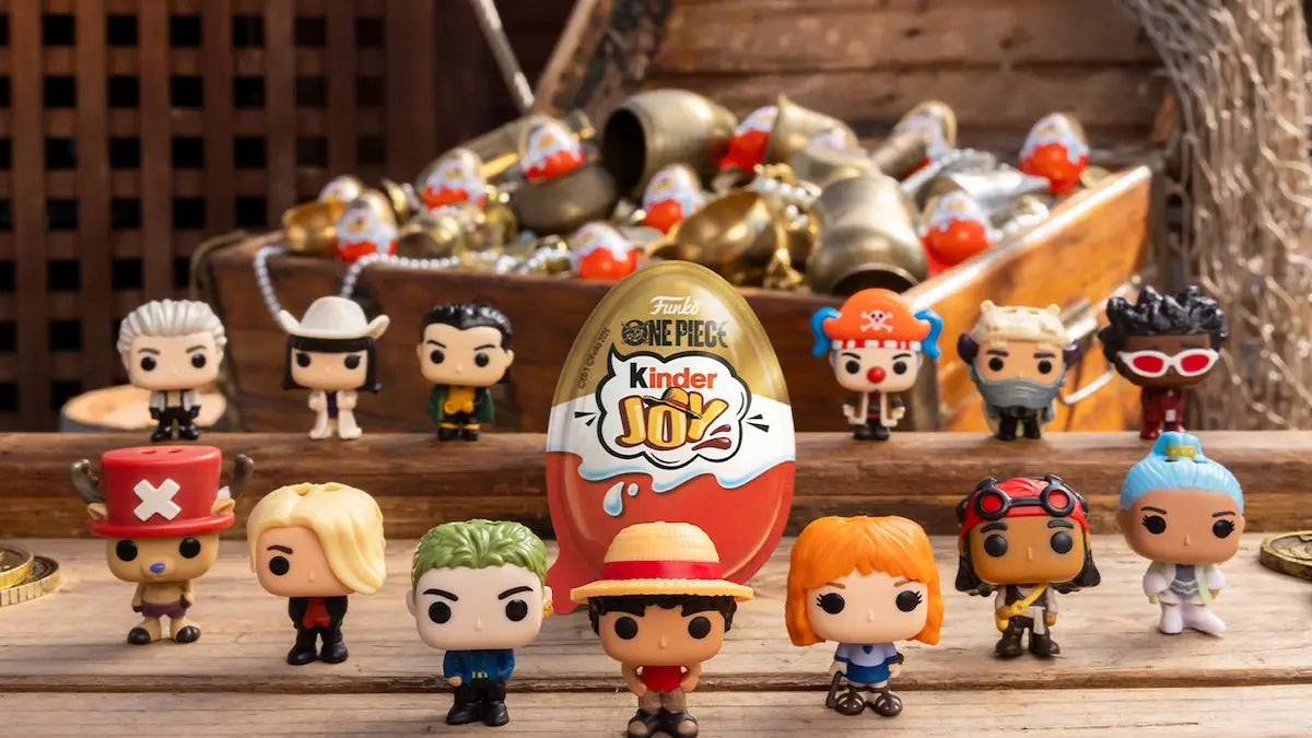 Kinder Joy One Piece Funko Pop Display Edition 2026 – Überraschungsei mit Sammelfigur [20g]