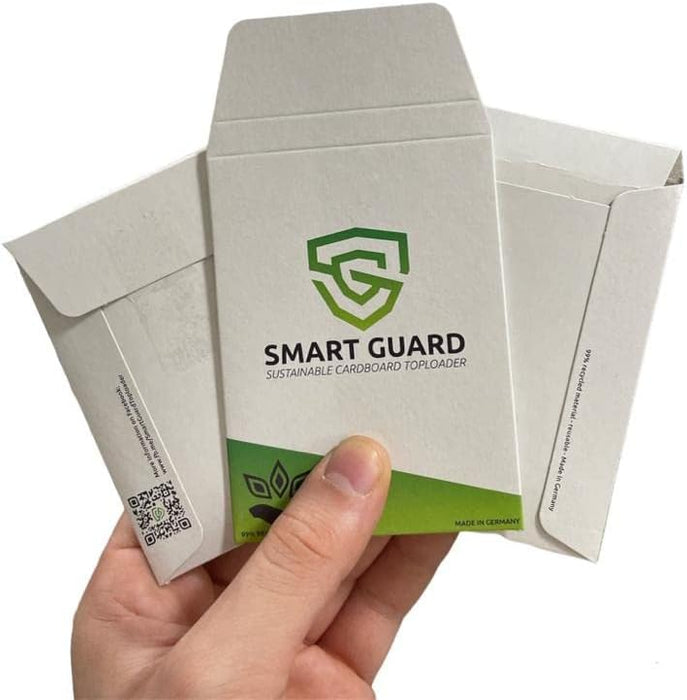 100x Smart Guard Toploader Sustainable Cardboard 99% Recycled Toploader Für Sammelkarten Spielkarten + Heartforcards® Versandschutz