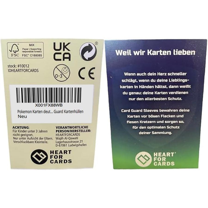 50 Original Verschiedene Pokemon Karten | Deutsch | 3x Holo | 3x Rares | 1 zufällige Pikachu/EvoIi/Glumanda/Dedenne | Sammelkarten aus aktuellen Sets | für Weihnachten + 100 Hüllen