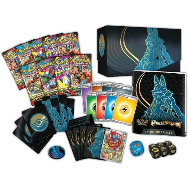 Pokémon Mega Entwicklung: Mega Lucario Top-Trainer Box – Deutsche Edition