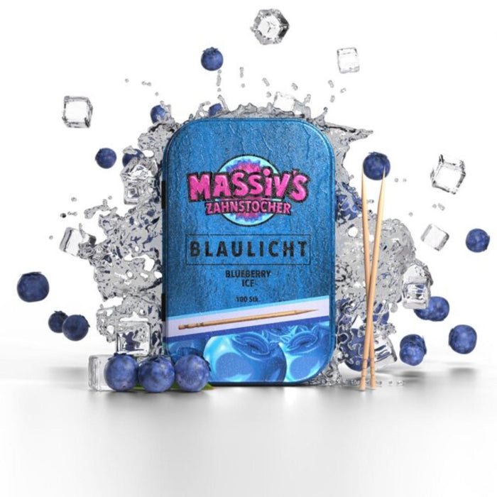 100 Aromatisierte Zahnstocher in Metalldose – 7 Aromen, Birkenholz, vegan | Urban Style by Massiv & Wunder