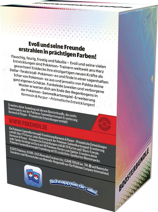 Pokémon TCG Sammelkartenspiel  Prismatic Evolutions Booster Bundle (6 Packs)  – (Englisch)